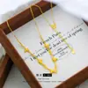 Estilo Xiaohongshu Design Colar Borboleta Floral Ouro Sand Filigrana Borboleta Vazada Conjunto Colar de Corrente Suprimento Atacado