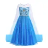 Falda de princesa Aisha de Frozen Vestido de niña Aisha Falda infantil Aisha una generación de pelo