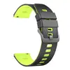 Adecuado para Samsung/Huawei/Xiaomi Watch Series Patrón de Panal Oreja Correa de Silicona Bicolor 22mm Universal