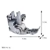 Pie Prensatelas Máquina de Coser Plana Todo Acero Juego de Pies Prensatelas Máquina de Coser Industrial Pie Prensatelas para Dobladillo Enrollado Industrial Combinación Venta al por Mayor