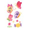 Calcomanías de Tatuaje Luminosas de Dibujos Animados para Niños, Mariposa Linda, Hombres y Mujeres, Resistentes al Agua, Larga Duración, para el Brazo, Seguras, No Tóxicas, Coloridas
