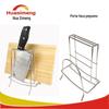 Huasmeng Aço Inoxidável Pequeno Cortador Rack Tábua de Corte Rack de Armazenamento de Suprimentos de Cozinha Rack de Cortador Fábrica Atacado
