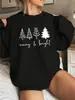 [Código Europeo Transfronterizo] Ropa Navideña Transfronteriza para Mujer, una Sudadera con Cuello Redondo y Dibujos, Estación Independiente de Aliexpress Amazon