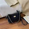 Bolso de hombro para mujer estilo Chanel con patrón de rombos, para debajo del brazo, nuevo y popular 2026, bandolera individual, bolso de mano
