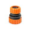 Conector de reparo de cano de água laranja de 1 polegada para 6 pontos, extensão de junta para rachadura em cano de água, acessórios de plástico para jardinagem.