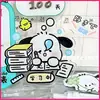 Soporte de cuenta regresiva acrílico motivacional Pacha Dog para exámenes, tablero de notas acrílico estilo ins, bloc de notas borrable