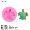 Molde de Silicona de Coral Marino y Algas Marinas Tortuga Pez Fondant Chocolate Decoración de Pastel Molde Adorno de Pegamento Molde
