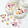 Buraco sapatos acessórios de alta qualidade ervilhas sapatos sapatos flor decorativo fivela diy acessórios jóias chinelos fivela removível sapato fivela