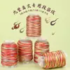 Pulseira Fio Especial Fogo Wang Jiu Zi Materiais DIY Fio para Tecelagem Tingimento Degradê Corda Colorida para Tecelagem 3/6/9/12/15 Fios