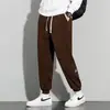 Pantalones Casuales Gruesos para Hombre de Otoño e Invierno, Holgados, Versátiles, de Pana, Moda, Cálidos, Pantalones Casuales para Hombre