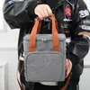 Bolsa Plegable Portátil para Lonchera de Picnic para Trabajadores de Oficina y Estudiantes Escolares, Bolsa de Almuerzo para Comercio Exterior Transfronterizo, Bolso de Hielo de Tela Oxford al por Mayor
