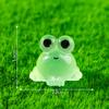 Musgo Micro Paisagem Sapo Olhos Grandes Luminosos Fofos Jardinagem Paisagismo Acessórios DIY Mini Ornamentos