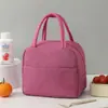 Bolsa para Lonchera Rayada de Moda, Bolsa Portátil para Bento, Bolsa Térmica para Lonchera para el Trabajo y la Escuela, Bolsa Térmica para Transportar Comidas, Exportación