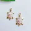 Accesorios de Joyería Colgante de Tortuga Colorida DIY Transfronterizos Colgante de Pulsera Aleación Accesorios de Gota de Aceite Pendientes Colgantes