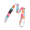 Lanyard de fábrica al por mayor lanyard de poliéster lanyard para certificado lanyard para teléfono móvil lanyard de transferencia térmica cinta