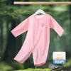 Mameluco de Bebé Verano Delgado Tencel Pijama de Manga Larga Unisex para Bebé Traje de Gateo con Aire Acondicionado Ropita de Dormir para Recién Nacido Ropa para Casa