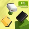 Carregador de Celular Duplo USB+3PD 240W Adequado para Apple Iphone16 Huawei Carregamento Rápido Cabeça TipoC Cabeça de Carregamento