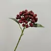 Bayas Artificiales, Frutos de Acebo, Frutas de Tallo Corto, Decoraciones para Sala de Estar, Frutas de la Fortuna, Decoraciones para el Festival de Primavera, Accesorios para Arreglos Florales, Transfronterizo