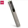 Deli flip pen 2802 2802P 2802G caneta laser de ensino empresarial demonstração caneta de controle remoto para professores