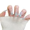 Uñas Portátiles Hechas a Mano de Mariposa 10 Piezas Lujo Accesible de Gama Alta Cat-Eye Manicura Larga Terminada Fototerapia Blanqueamiento Uñas Postizas