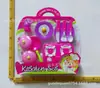 Juguetes para niños vajilla utensilios de cocina casa de juegos mini modelo de comida de simulación juguete tablero portátil 33.5X33x6CM