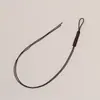 Pulsera de Cuerda Tejida a Mano DIY Anillo de Tirón Falso No. Cuerda de Collar con Anillo de Tirón de Nudo Plano de 72 Líneas Hebilla de Tirón Accesorios Bobina
