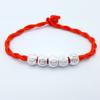 Pulseira de Corda Vermelha Étnica Pulseira Suprimento de Banca Loja Online Artesanal Presente Joias Yiwu Presente de Ano Novo