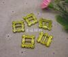 8 hebillas japonesas doradas y plateadas galvanizadas hebilla de cintura de Papá Noel hebilla de zapato botones para manualidades 2-6.5cm