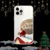 Papá Noel adecuado para funda de teléfono móvil iphone15plus funda protectora redondeada 13 12 Apple 14pro funda de teléfono móvil