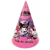 Sombreros de Cumpleaños Nuevos Transfronterizos para Niños Sombreros de Fiesta Sanrio Decoración de Fiesta Suministros de Papel Desechables para Fiesta Venta al por Mayor