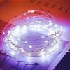 Guirnalda de luces led caja de batería alambre de cobre lámpara luces de Navidad luces de estrella ramo caja de regalo decoración de pastel arroz lámpara de alambre de cobre