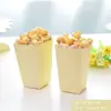 Novo Kit Descartável de Faca, Garfo e Colher Amarelo Saia de Mesa Copo de Papel Bandeja de Papel Faixa de Feliz Aniversário