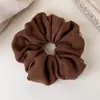 Novo Scrunchie de Lã Tricotado Outono/Inverno Laço de Cabelo de Cor Sólida de Alta Qualidade Laço de Cabelo Versátil para Rabo de Cavalo Flor de Cabeça