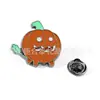 Série de Halloween Broche de Abóbora Paródia Insígnia Personalizada de Metal Acessórios para Roupas Mochilas Pino Esmaltado