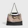 Bolso de Hombro Grande de Cadena Acolchado Retro de Alta Gama para Mujer 2025 Nuevo Estilo Pequeño Fragancia para Viajes Cotidianos de Moda