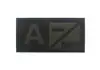 Patches Bordados para Uso Externo Tipo Sanguíneo A+ B+ AB+ O+ Patch com Velcro Mochila Insígnia Tática Patch de Tecido