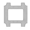 Adecuado para Accesorios del Robot Limpiacristales Ecovacs W2S Paño Limpiacristales Mopa Lavable Universal Consumibles