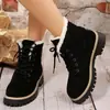 Sapatos femininos quentes de outono e inverno plus size de estilo europeu e americano com solas grossas, 2025 novos atacados de comércio exterior transfronteiriços, tamanhos grandes