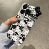 Funda Creativa Retro Line Kt Cat Adecuada para Teléfono Móvil Apple 17Promax Iphone16 Linda 15 Dibujos Animados 14 Coreana