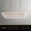 Lámpara de Araña Redonda de Cristal Munora de Lujo Ligero Estilo Francés Lámpara para Sala de Estar de Villa Decoración Vintage Creativa para Dormitorio Comedor Hotel