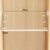 Prateleira Divisória de Guarda-Roupa Acrílica Sem Furos, Rack de Armazenamento Embutido para Sapateira, Divisória de Armário de Armazenamento, Personalizável