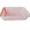 Cesta de Almacenamiento Rectangular para Lavar Verduras y Escurrir Frutas, Colador de Plástico para Barbacoa y Olla Caliente Picante, Cesta de Almacenamiento al por Mayor