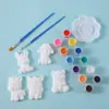Juguetes para Niños Muñecas de Yeso Pintadas Color Pintura Juguetes Educativos de Ciencia y Educación para Niños Graffiti Personalizado Regalo de Cumpleaños Personalización