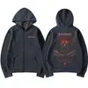 Rock Band Bad Omens, ¿Crees que te encanta?, Gira Europea 2025, Sudadera con Cremallera, Streetwear de Esqueleto para Hombre
