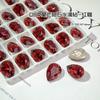 Hua Zi 4390 Mesmo Estilo Gotas de Água Nail Art Diamantes Ornamentos Novo Estilo Estrela Cintilante Meteorito de Montanha Forma de Pera Pontiaguda Forma Especial Vidro de Cristal