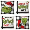 Funda de almohada ambiente de vacaciones de Navidad artículos para el hogar cojín de sofá de sala de estar cojín lumbar decoración navideña almohada venta al por mayor