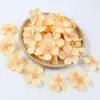 Flores de Seda Begônia, Flores Artificiais, Guirlandas de Flores Artesanais DIY, Flores para Decoração de Penteados, Cabeças de Flores de Cinco Pétalas