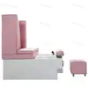 Cadeira Sofá de Luxo para Manicure e Massagem nos Pés, Cadeira Trono de Luxo com Encosto Alto para Massagem nos Pés, Banheira Individual para Pés, Assento de Sofá Luxuoso