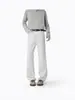 Jeans Acampanados Negros y Grises para Hombre Primavera 2026, Pantalones Rectos Estilo Americano, Pantalones Guadaña para Hombre, Estilo Unisex
