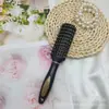 @Venda Quente no Varejo Pente Preto Dourado para Mulheres, Pente Alisante de Cabelo, Pente com Airbag de Massagem, Pente Alisador, Pente para Cachear, Escova Raquete 50X
